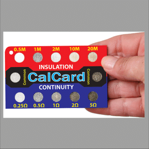 CalCard Cal Card Calibration Checkbox